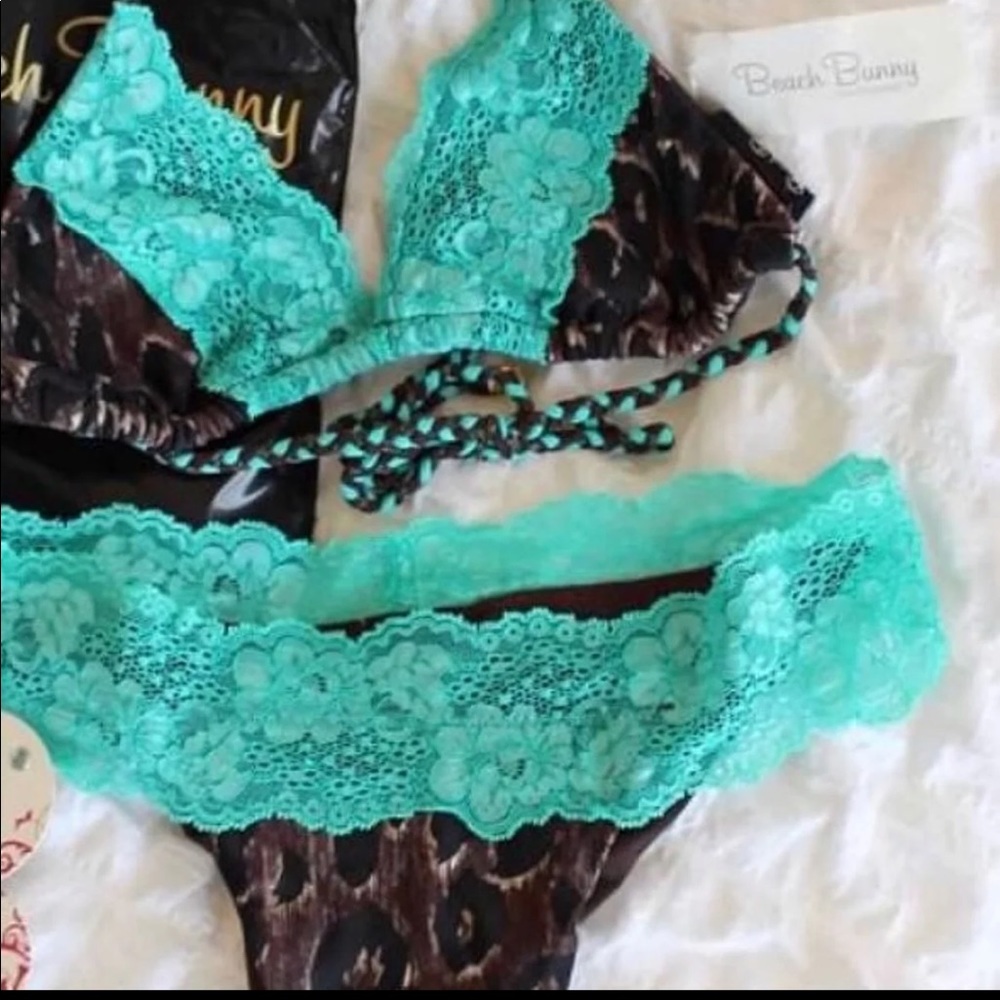 Beach Bunny Leopard Bikini Set